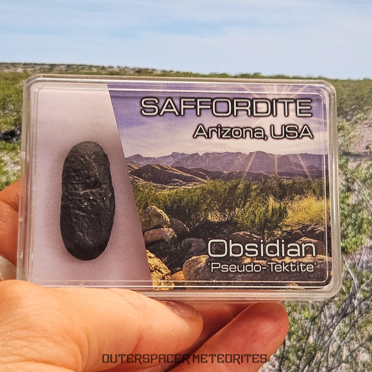 Saffordite - Obsidienne - Individu Complet - 7.13g - USA ( Nouveau-Mexique)