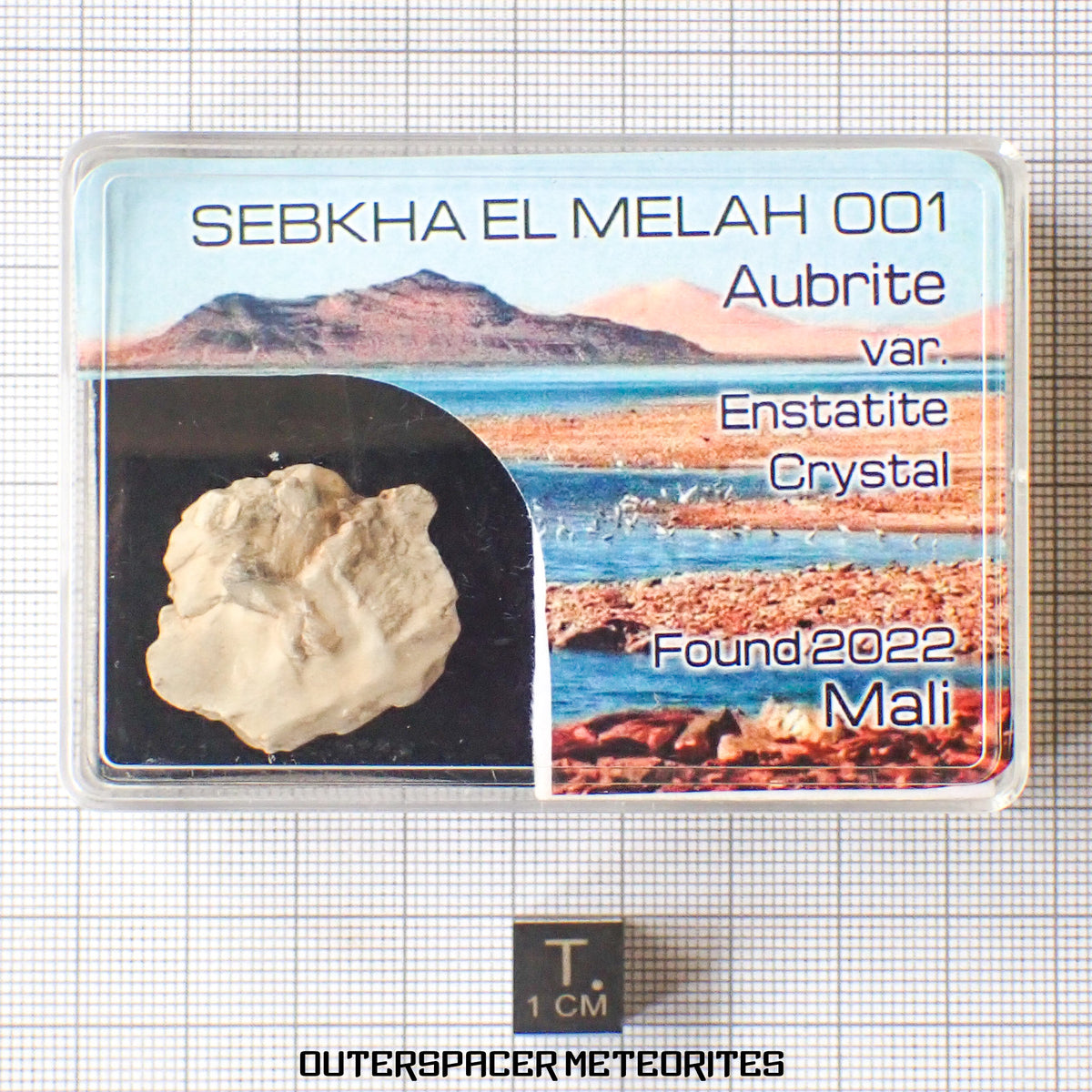 Sebkha el Melah 001 - Aubrite (Enstatite Crystal) - Complete Individual - 11.16g - Mali