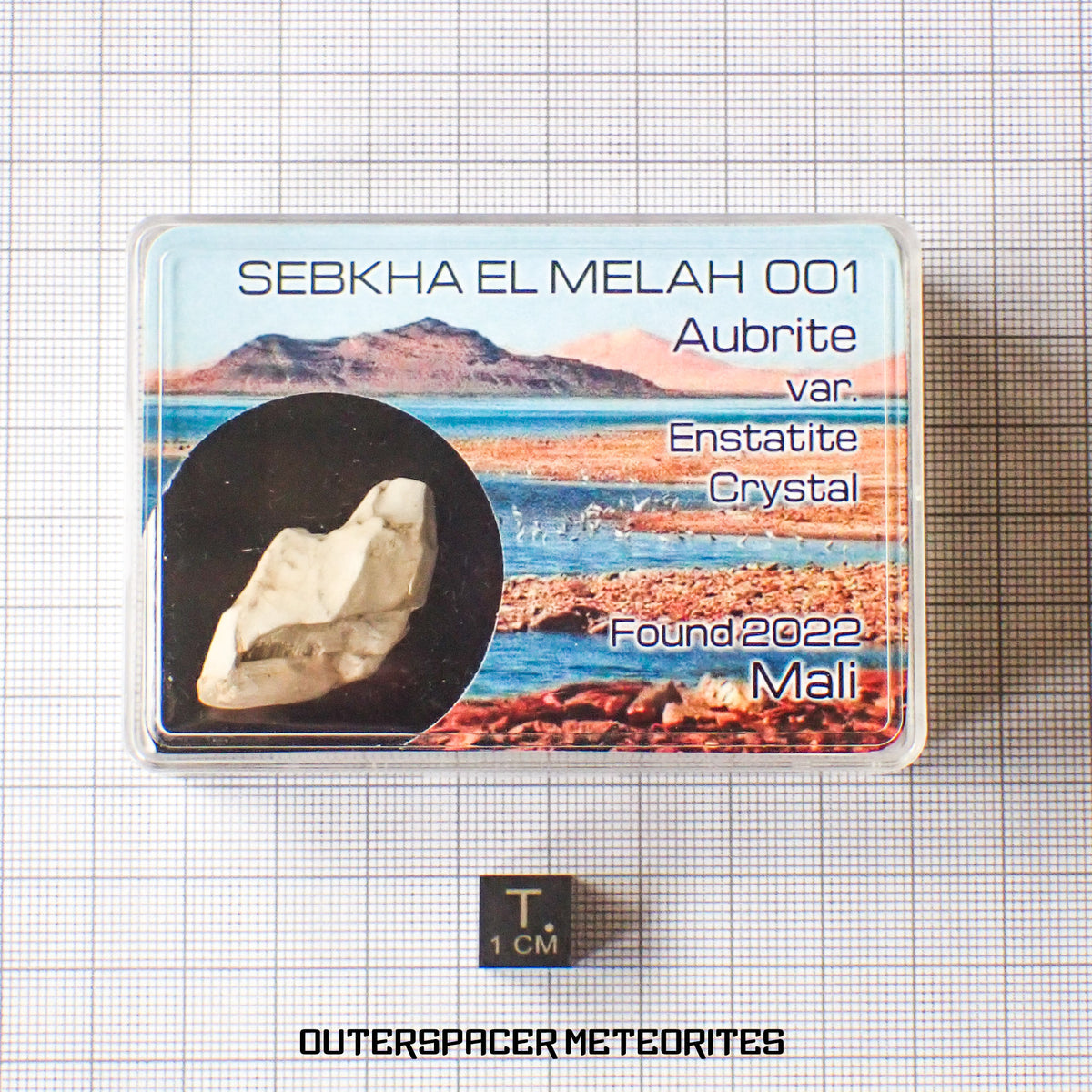 Sebkha el Melah 001 - Aubrite (Enstatite Crystal) - Complete Individual - 5.75g - Mali