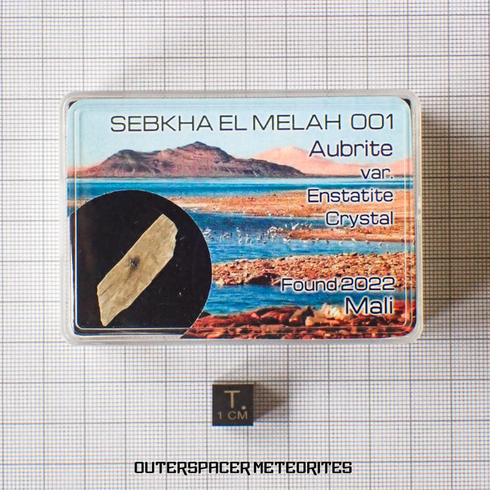 Sebkha el Melah 001 - Aubrite (Enstatite Crystal) - Complete Individual - 1.99g - Mali