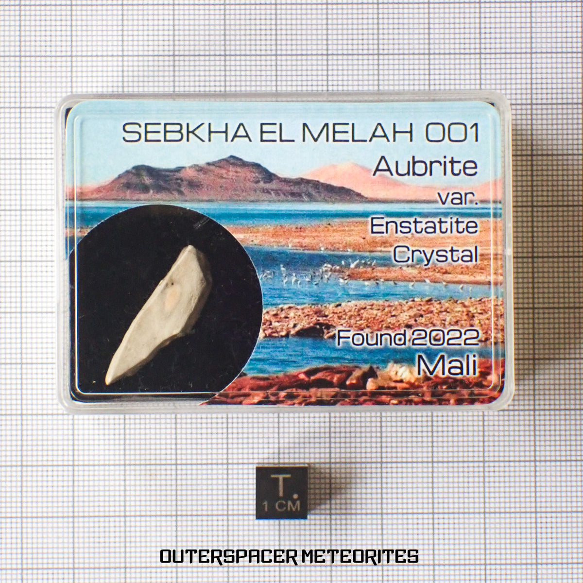 Sebkha el Melah 001 - Aubrita (Cristal de Enstatita) - Ejemplar Completo - 2,75 g - Malí