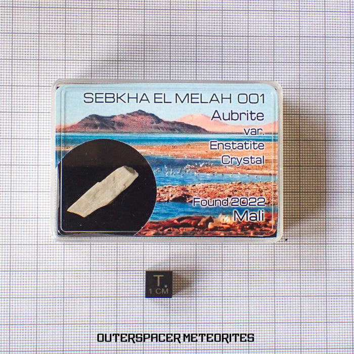 Sebkha el Melah 001 - Aubrite (Enstatite Crystal) - Complete Individual - 2.45g - Mali