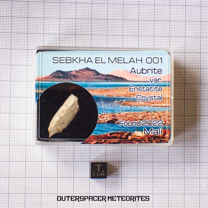 Sebkha el Melah 001 - Aubrite (Enstatite Crystal) - Complete Individual - 2.81g - Mali