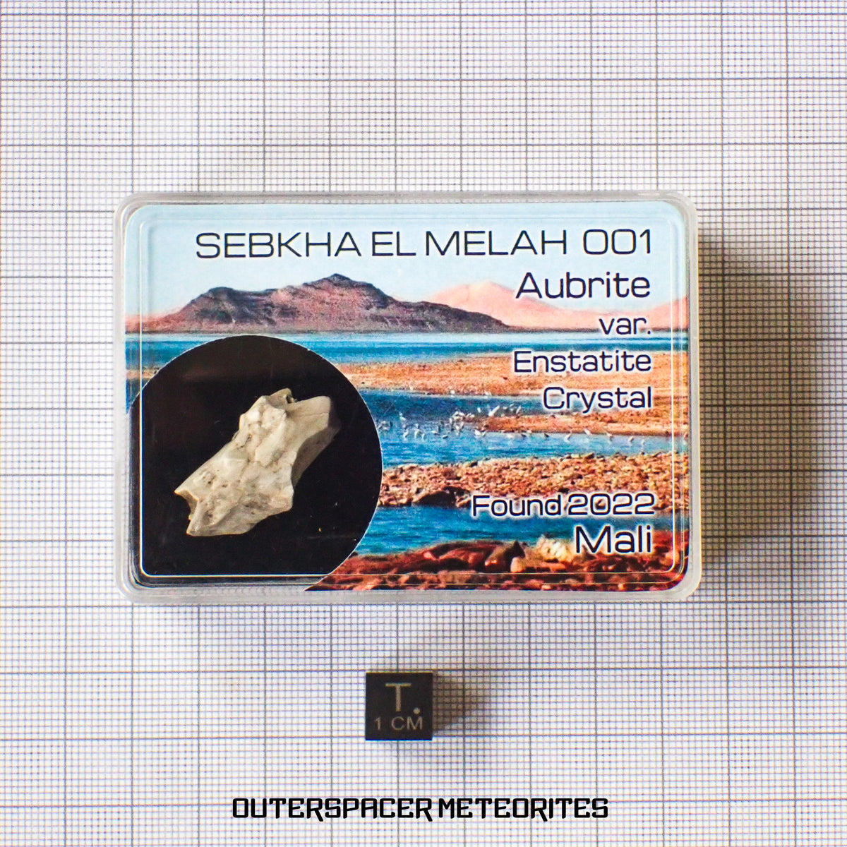 Sebkha el Melah 001 - Aubrita (Cristal de Enstatita) - Individual Completo - 5.41g - Malí
