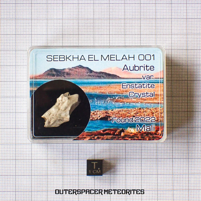 Sebkha el Melah 001 - Aubrite (Enstatite Crystal) - Complete Individual - 5.41g - Mali