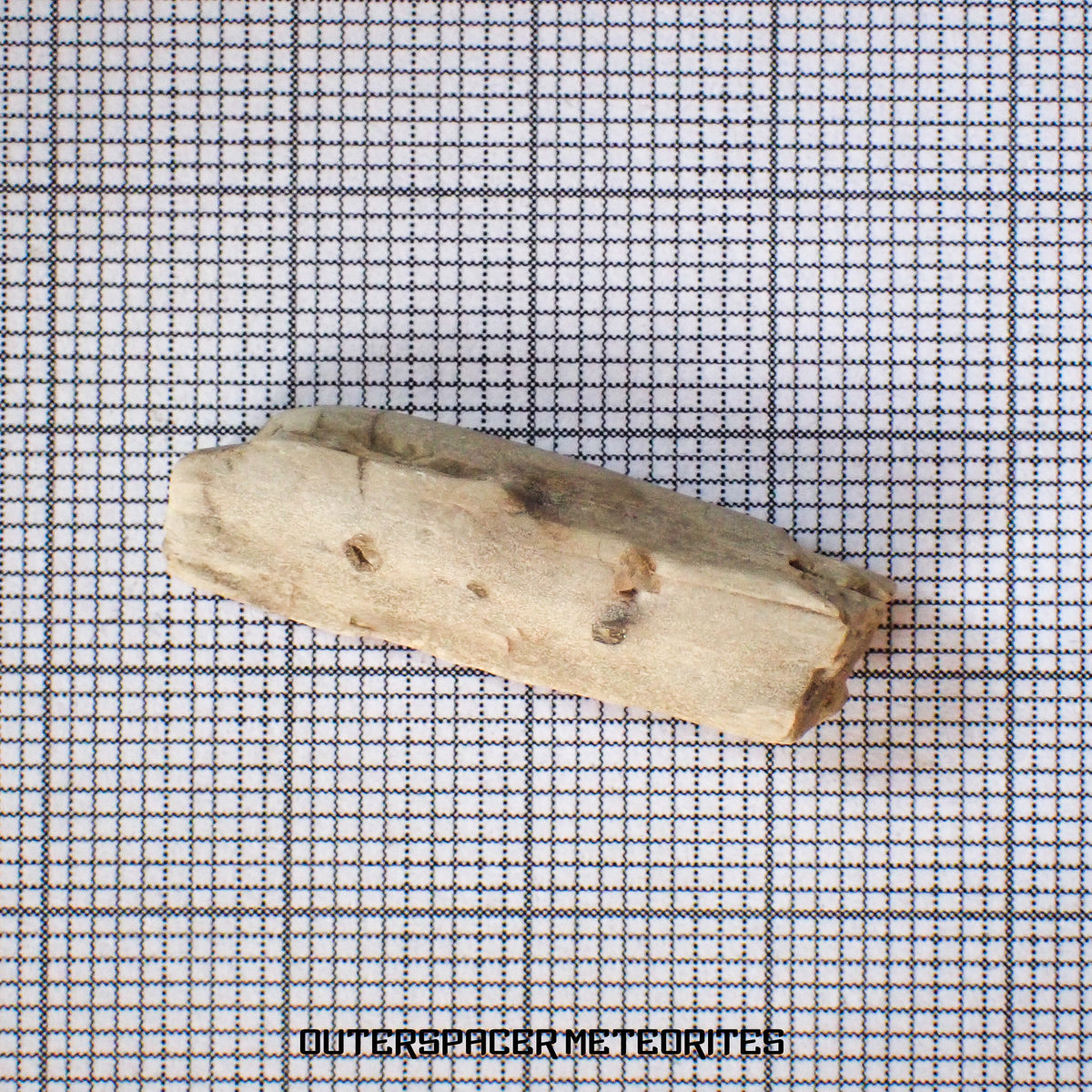 Sebkha el Melah 001 - Aubrite (Cristal d'enstatite) - Individu complet - 2,89g - Mali