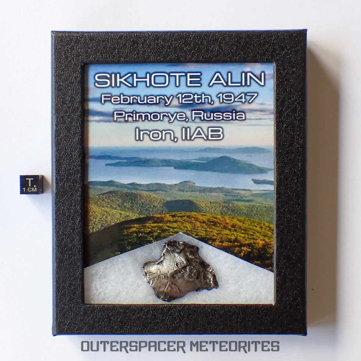 Sikhote Alin - Hierro, IIAB - Individuo completo - 32g - Rusia (Primorie)