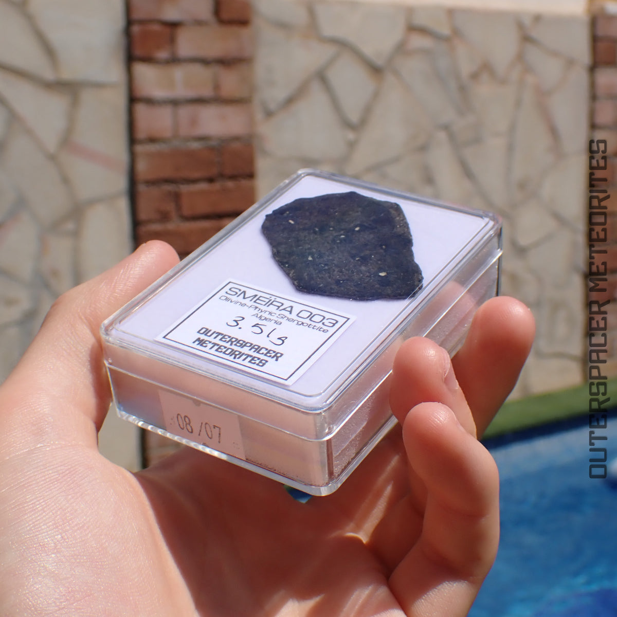 Smeïra 003 - Shergottite martienne (olivine-phyrique) - 3,51g