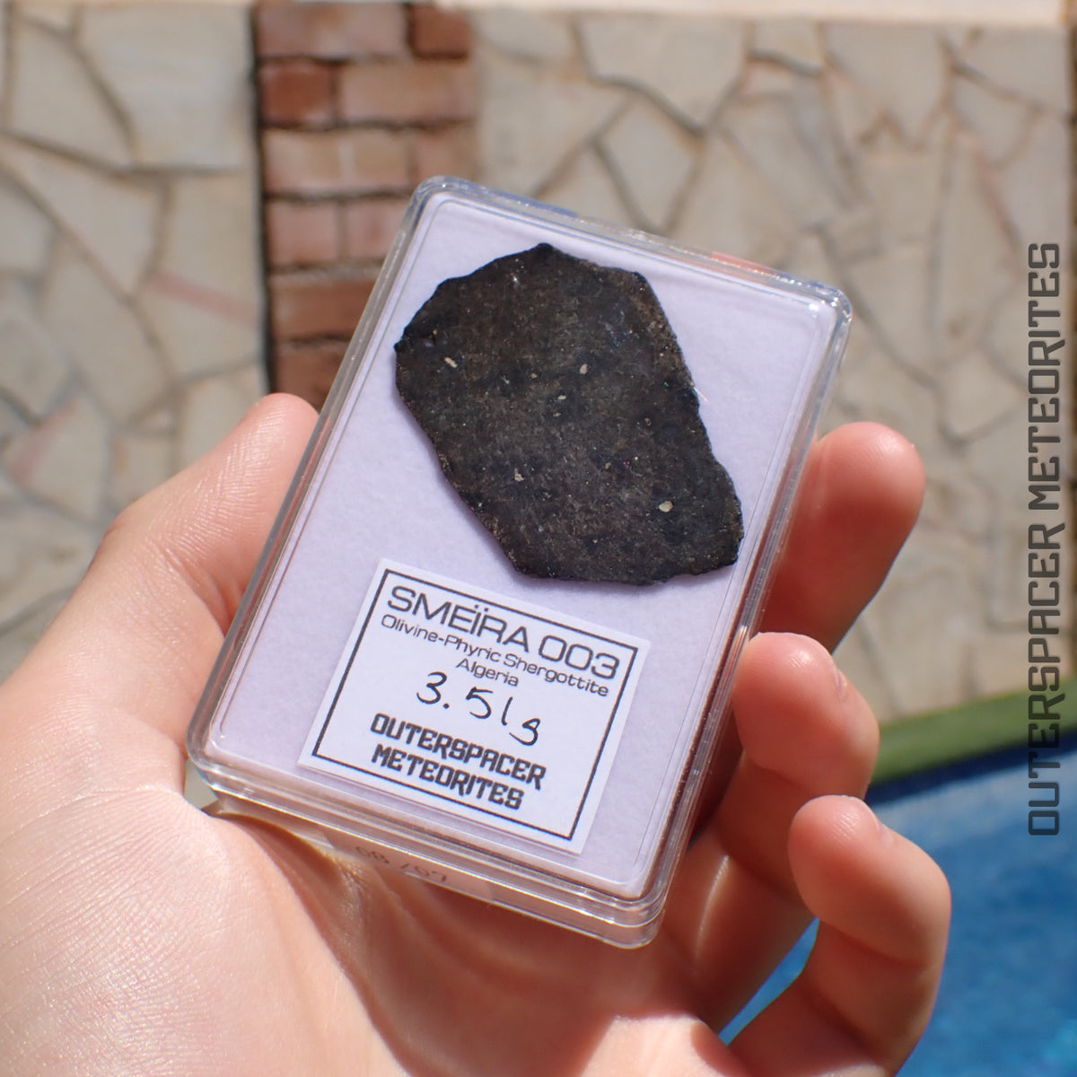 Smeïra 003 - Shergottite martienne (olivine-phyrique) - 3,51g