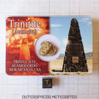 Trinitite (aka. Atomsite or Alamogordo Glass) - Atomic Bomb Melt Glass - Complete Individual - USA (New Mexico)