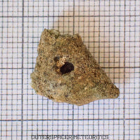 Trinitite (alias Atomsite ou Verre d'Alamogordo) - Verre fondu de bombe atomique - Spécimen individuel complet - États-Unis (Nouveau-Mexique)