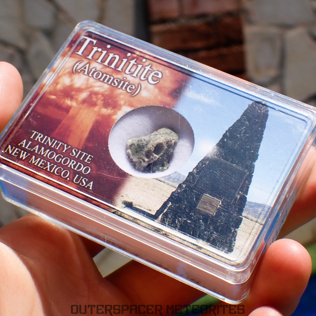 Trinitite (aka. Atomsite or Alamogordo Glass) - Atomic Bomb Melt Glass - Complete Individual - USA (New Mexico)