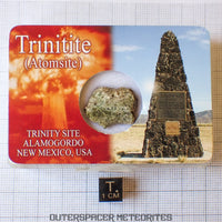 Trinitite (aka. Atomsite or Alamogordo Glass) - Atomic Bomb Melt Glass - Complete Individual - 2.18g - USA (New Mexico)