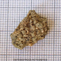 Trinitite (ou Atomsite ou Verre d'Alamogordo) - Verre de fusion de bombe atomique - Spécimen complet - 1,36g - États-Unis (Nouveau-Mexique)