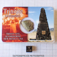 Trinitite (aka. Atomsite or Alamogordo Glass) - Atomic Bomb Melt Glass - Complete Individual - 2g - USA (New Mexico)