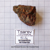 Tsarev - L5 Ordinary Chondrite - Complete Individual - 42.2g - Russia (Volgograd)