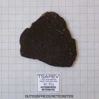 Tsarev - L5 Ordinary Chondrite - Complete Slice - 40.72g - Russia (Volgograd)