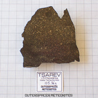 Tsarev - Chondrite Ordinaire L5 - Tranche terminale - 105.36g - Russie (Volgograd)