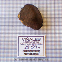 Viñales (alias Vinales) - Chondrite ordinaire L6 - Individu complet - 28,59g - Cuba