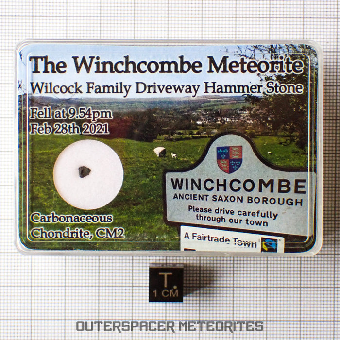 Winchcombe - CM2 Carbonaceous Chondrite - Fragment - 0.01 g - England (Gloucestershire)