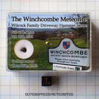 Winchcombe - Condrita carbonácea CM2 - Fragmento - 0,0831 g - Inglaterra (Gloucestershire)