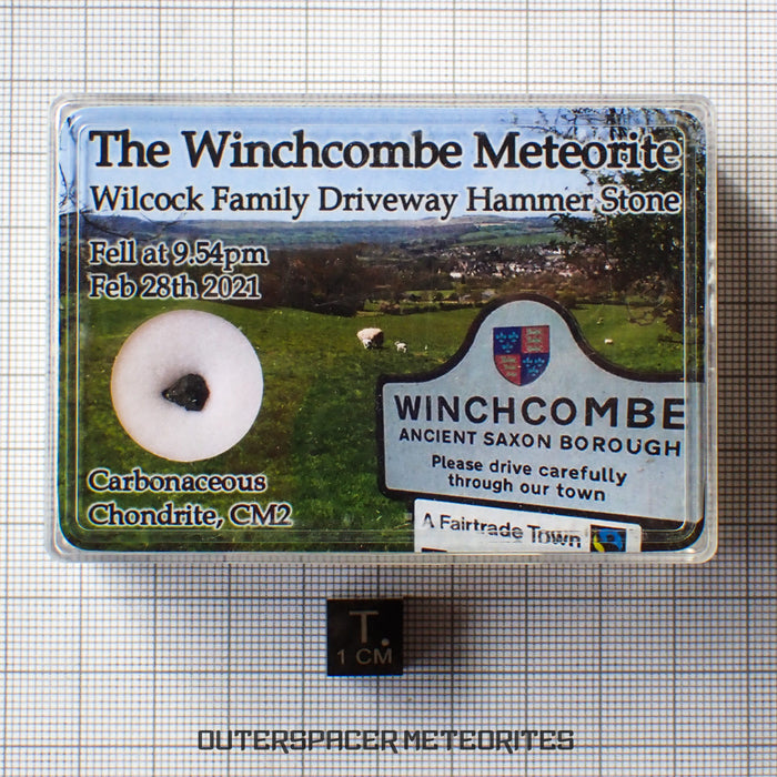 Winchcombe - CM2 Carbonaceous Chondrite - Fragment - 0.0831 g - England (Gloucestershire)
